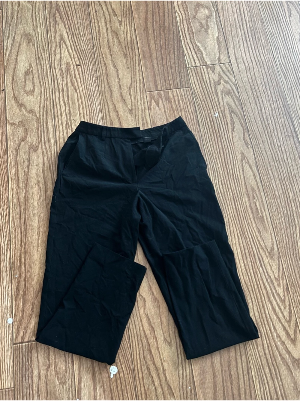Lord & Taylor Black Wide Leg Pants